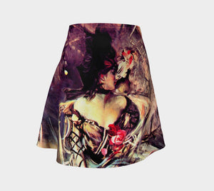 Soap Opera Dragon Boldini & Beautiful Skater Flare Skirt