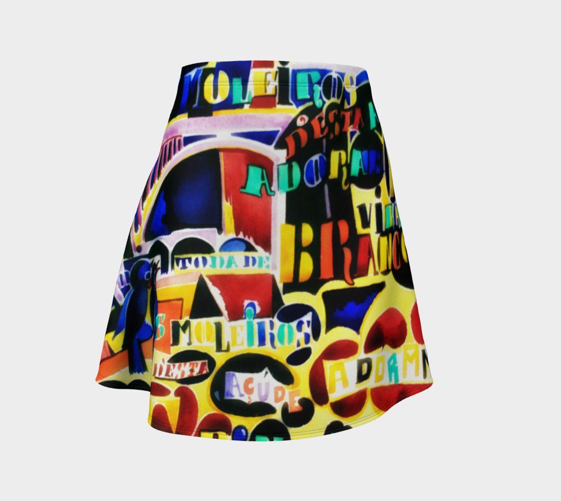 Souza Cardoso Dragon Portuguese Lesson Skater Skirt