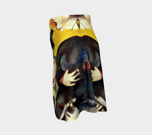 Chagall Dragon Someday My Prince Will Come Skater Skirt Flare