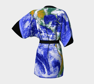 Planet Dragon Wearin' The World Kimono Robe