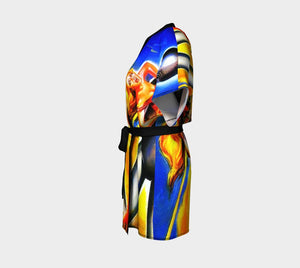 SciFi Dragon Robot Stole My Chick Oh No Kimono