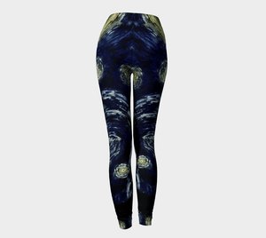 Comet Dragon Starry Night Light Year Leggings