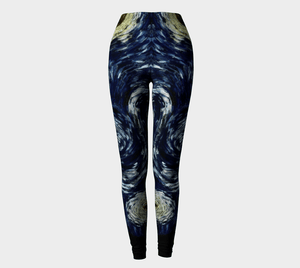 Comet Dragon Starry Night Light Year Leggings