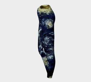 Comet Dragon Starry Night Light Year Leggings