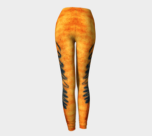 Athleisure Dragon Butterfly Wings Leggings