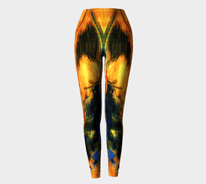 Athleisure Dragon Butterfly Wings Leggings