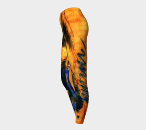 Athleisure Dragon Butterfly Wings Leggings