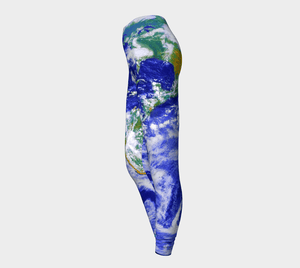 Planet Dragon Symmetry In Ocean Motion Leggings