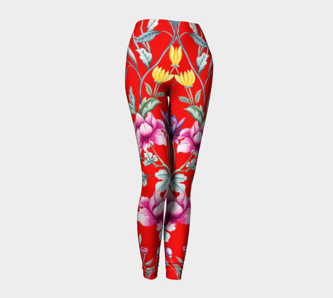 Chinoiserie Dragon Little Red Riding Hood Leggings
