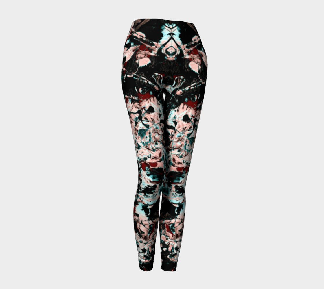 Jackson Dragon Paint Spatter Pulchritude Leggings