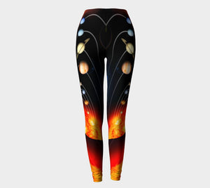 Planet Dragon Solar System Out Of This World Leggings