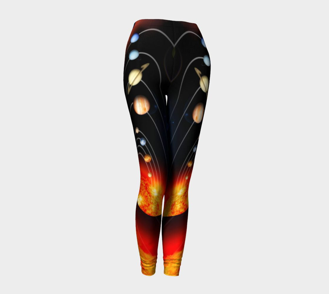 Planet Dragon Solar System Out Of This World Leggings