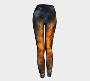 Planet Dragon Cosmic Swirly Cue Speed Of Light Leggings