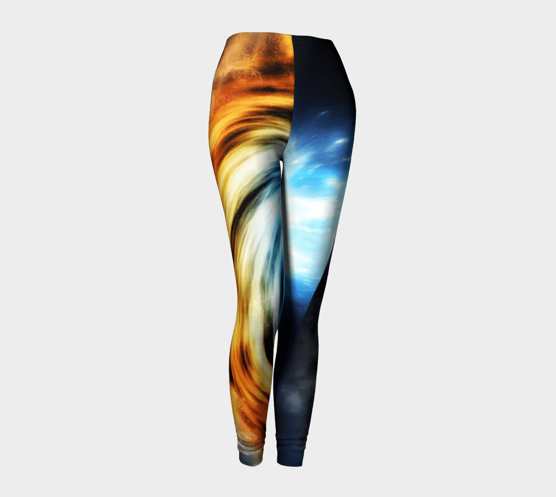 Planet Dragon Cosmic Swirly Cue Speed Of Light Leggings