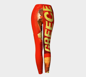 Demosthenes Dragon Hellenistic Athleisure Leggings