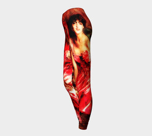 Soap Opera Dragon Boldini And Beautiful Lady In Red Leggings