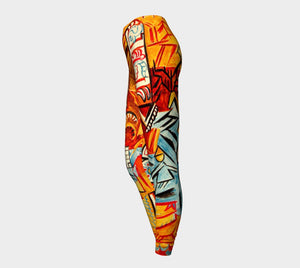 Cuban Pete Dragon Cubo Futuro Leggings