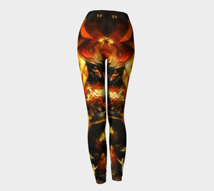 Hieronymous Dragon Is It Hot In Hell Or Is It Just Me Leggings