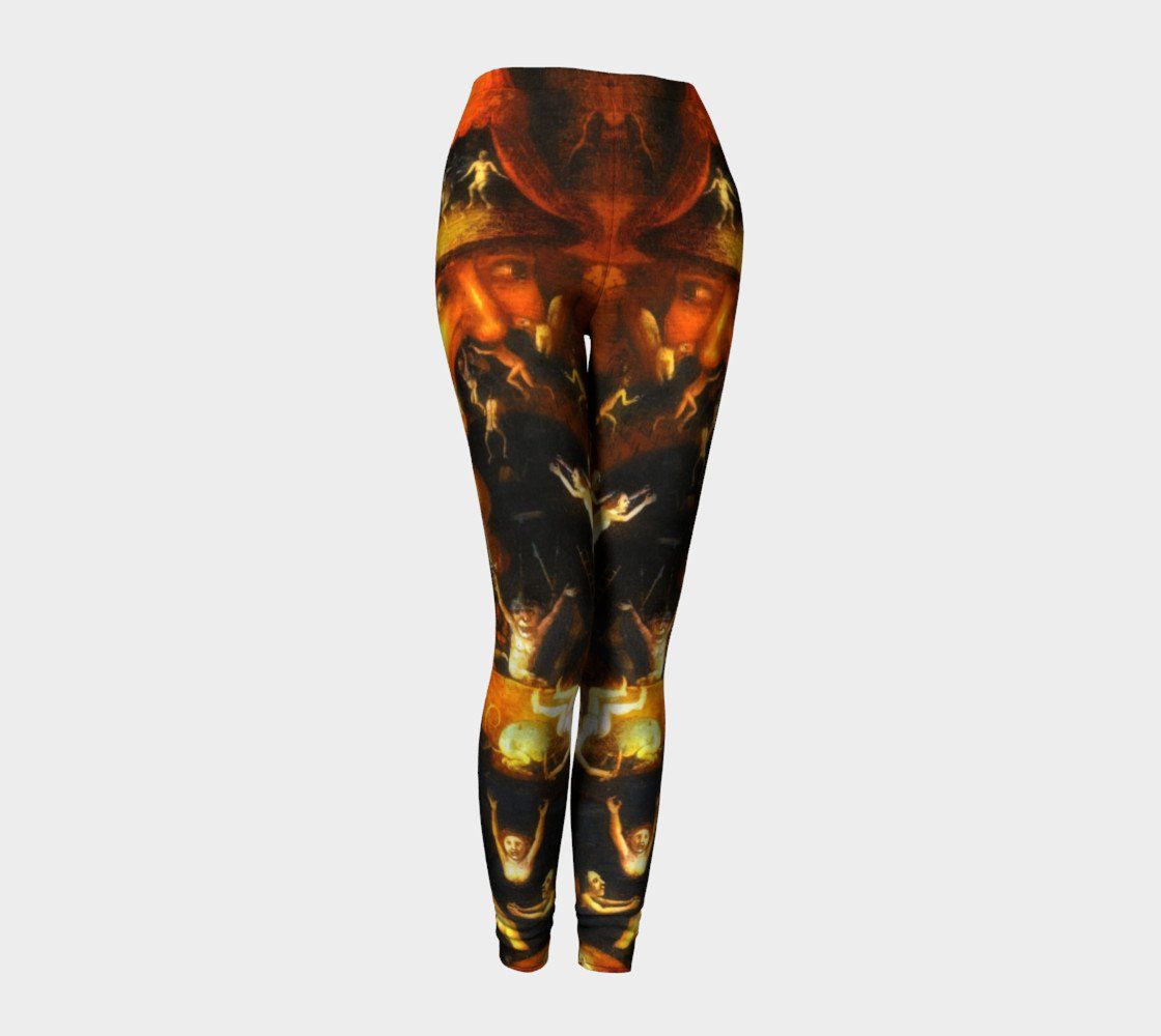 Hieronymous Dragon Is It Hot In Hell Or Is It Just Me Leggings