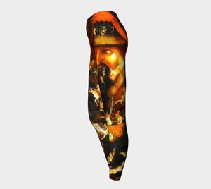 Hieronymous Dragon Is It Hot In Hell Or Is It Just Me Leggings