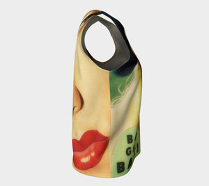 Bad Girl Dragon Bait & Kiss Tank Top