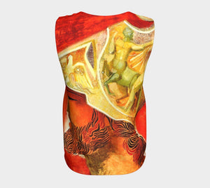 Demosthenes Dragon Hellenistic Loose Tank Top
