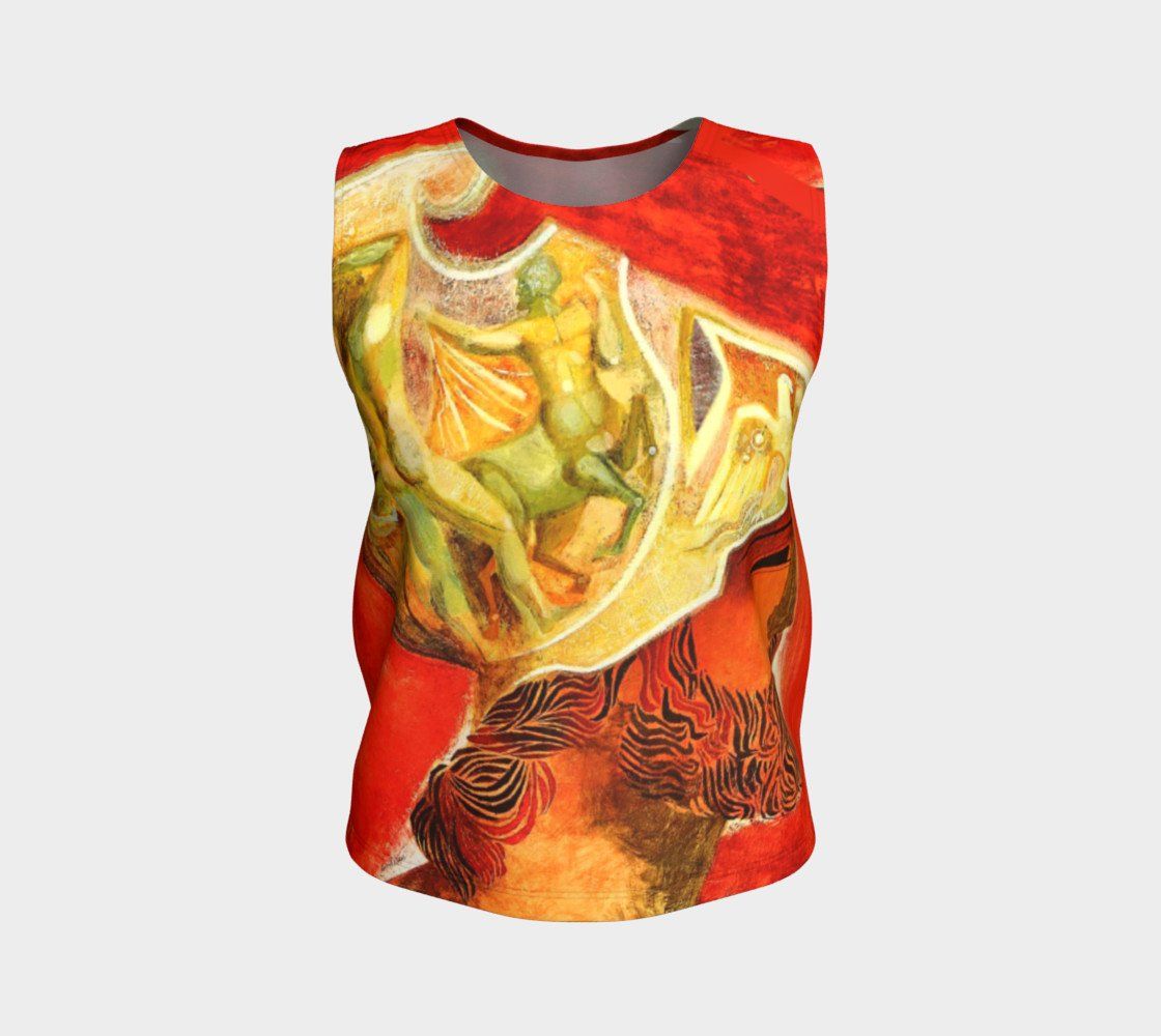 Demosthenes Dragon Hellenistic Loose Tank Top