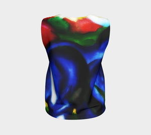 Franz Dragon My Blue Pony Loose Tank Top