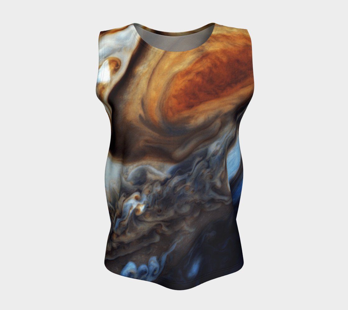 Cassini Dragon By Jupiter Cosmic Loose Tank Top
