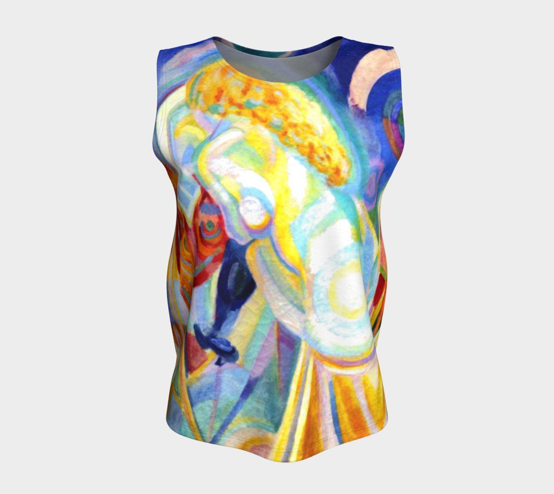 Delaunay Dragon Multitasking Mademoiselle UNISEX Loose Tank Top