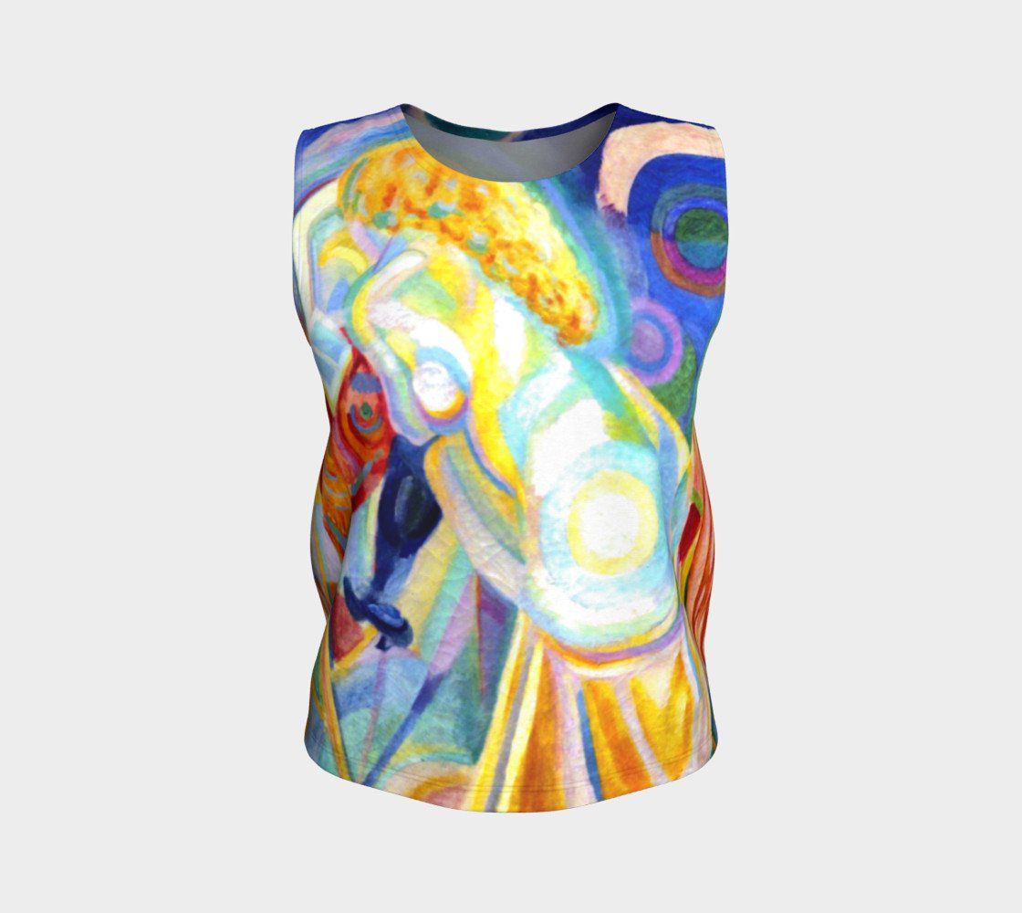 Delaunay Dragon Multitasking Mademoiselle UNISEX Loose Tank Top