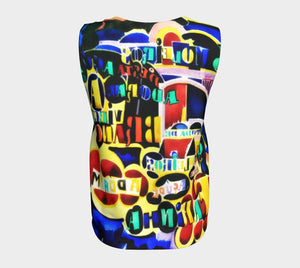 Souza Cardoso Dragon Word Cloud UNISEX Loose Tank Top