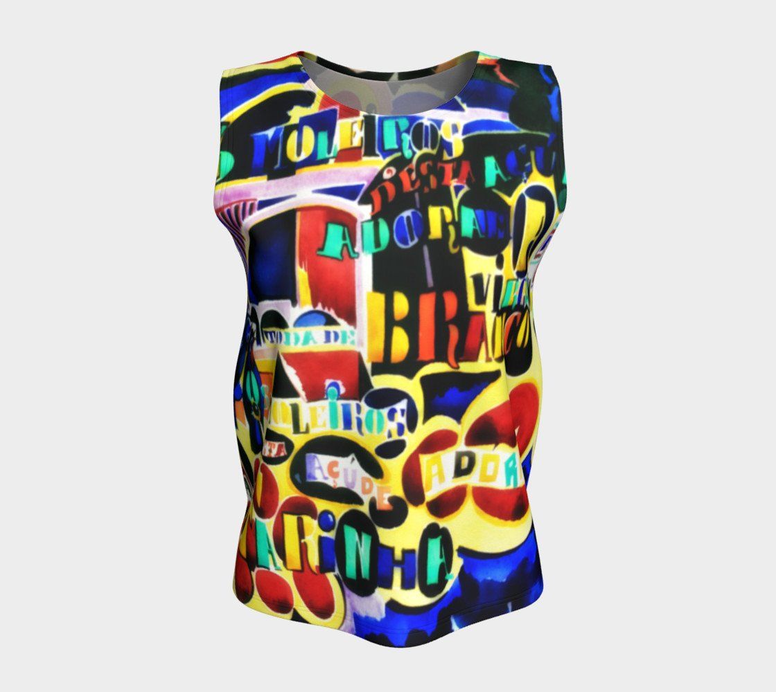 Souza Cardoso Dragon Word Cloud UNISEX Loose Tank Top