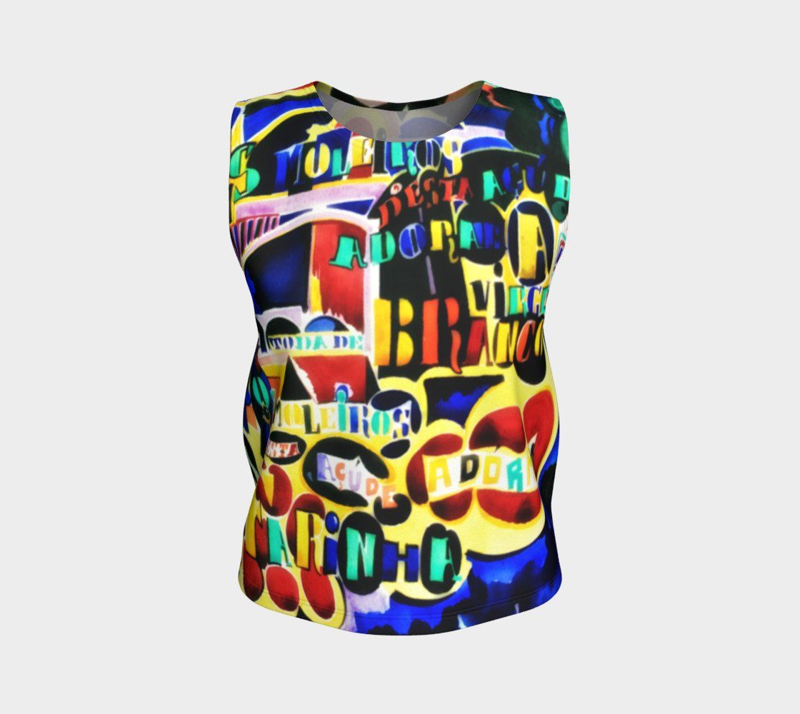 Souza Cardoso Dragon Word Cloud UNISEX Loose Tank Top