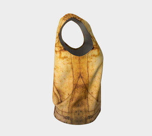 Leonardo Dragon Vitruvian Whoa Man Loose Tank