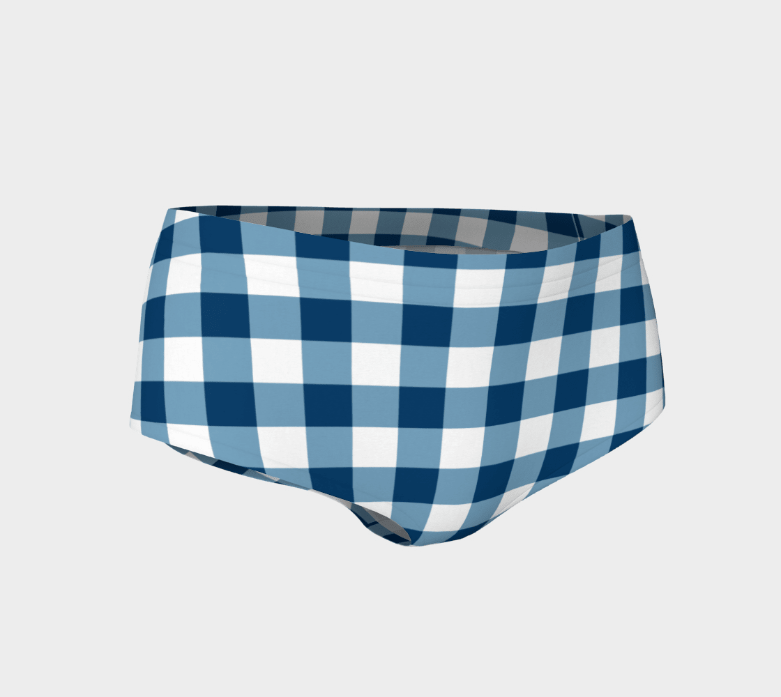 Boss Hog Dragon Daisy Duke Gingham Mini Shorts