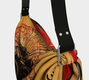Chat Noir Dragon Picnic With Kitty Origami Tote
