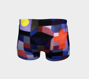 Abstract Dragon Patchwork Quilt Short Shorts
