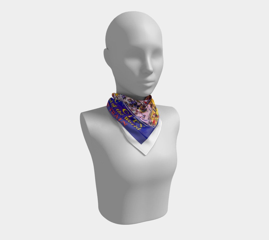 Bruce Dragon Atlantic City Playground Scarf