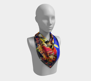 SciFi Dragon Robot Stole My Chick Skirt Scarf