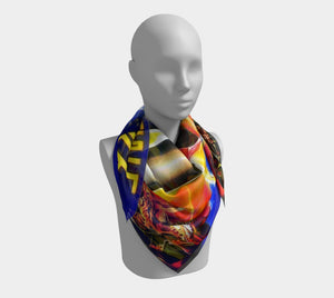 SciFi Dragon Robot Stole My Chick Skirt Scarf