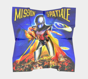 SciFi Dragon Robot Stole My Chick Skirt Scarf