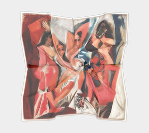 Pajama Party Dragon 2D Picasso Skirt Scarf