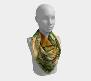 Abstract Dragon Cafe Yuzo Scarf