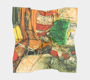 Abstract Dragon Cafe Yuzo Scarf