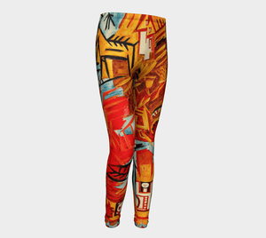 The Rooster by Natalia Goncharova #BeArtCurious Youth Leggings