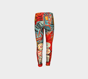 The Rooster by Natalia Goncharova #BeArtCurious Youth Leggings