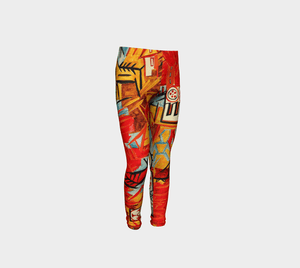 The Rooster by Natalia Goncharova #BeArtCurious Youth Leggings