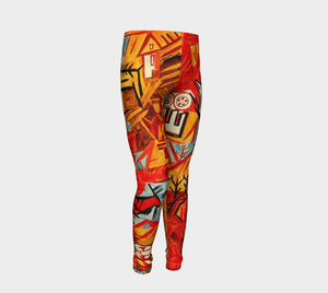 The Rooster by Natalia Goncharova #BeArtCurious Youth Leggings